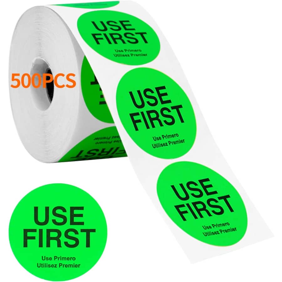 Use First Sticker 500-Pack: $6.99