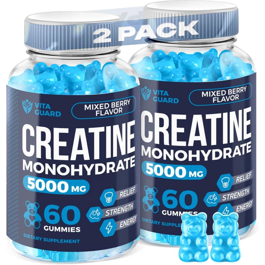 Vita Guard Creatine Monohydrate Gummies 5000mg 2-Pack: $16.49 Vita Guard Creatine Monohydrate Gummies 5000mg 2-Pack: $16.49