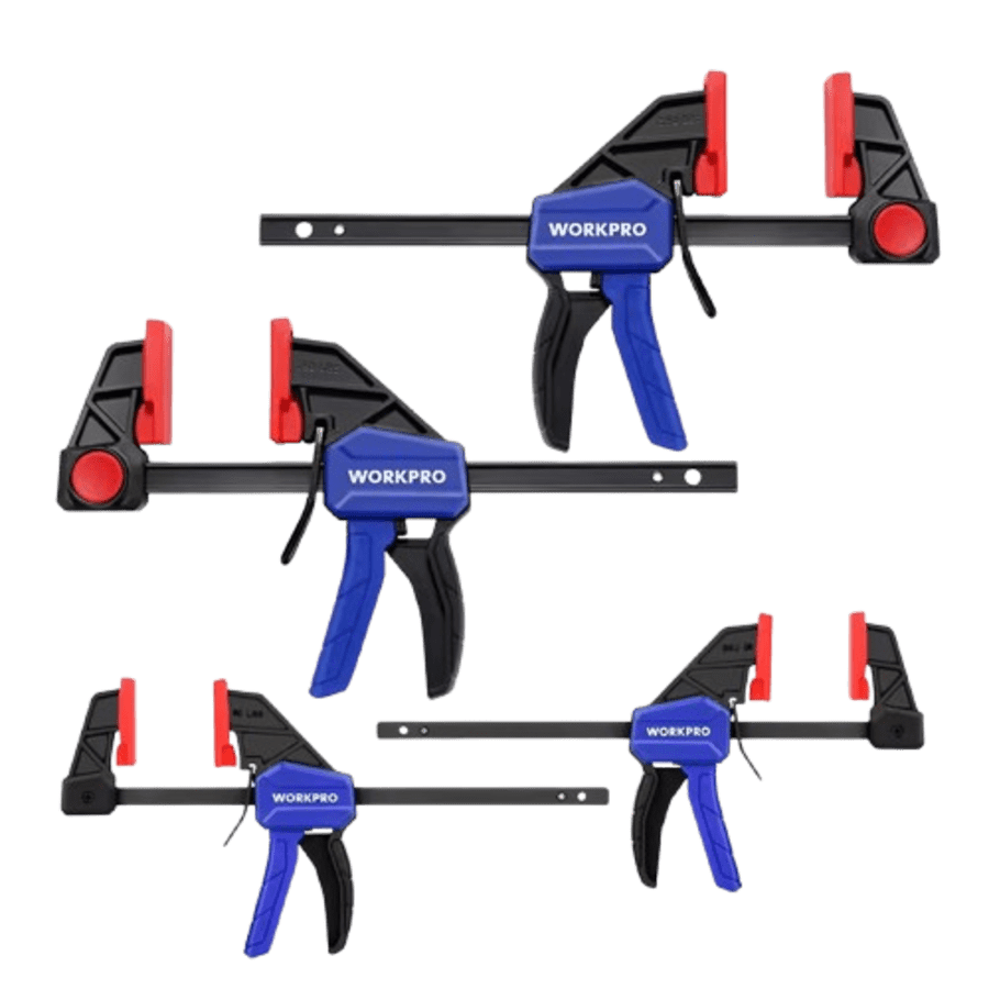 WorkPro 6" and 4.5" Bar Clamp 4-Pack: $16 WorkPro 6" and 4.5" Bar Clamp 4-Pack: $16