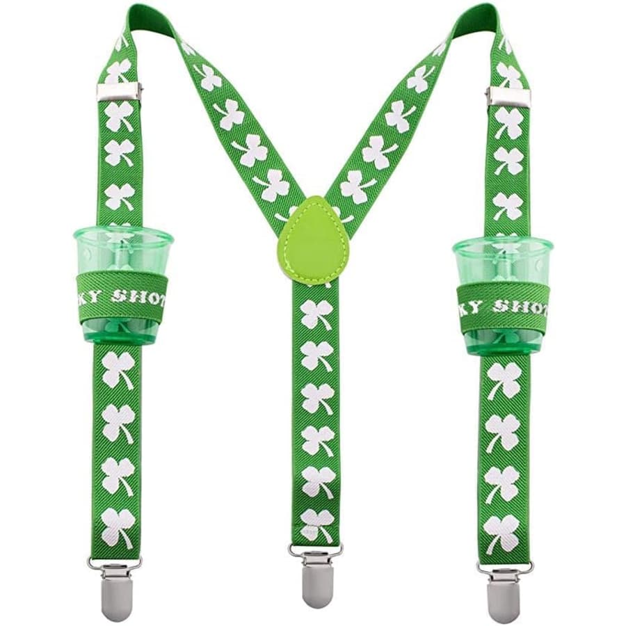 St Patrick's Day Suspenders: $10 St Patrick's Day Suspenders: $10