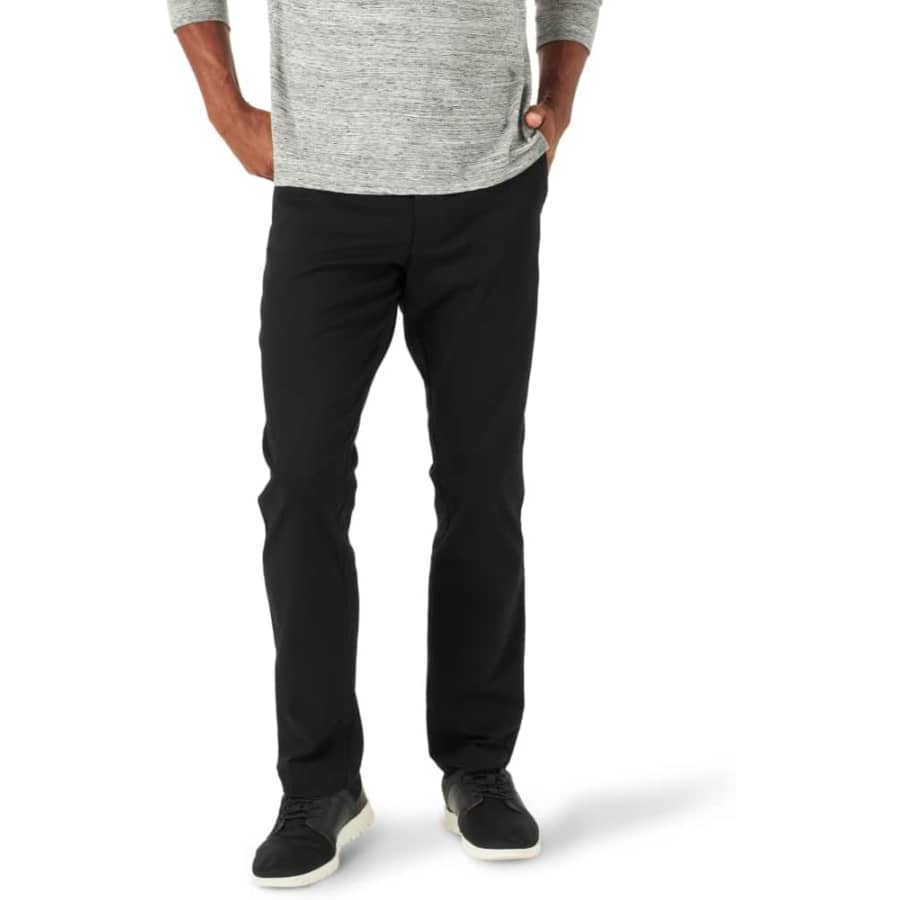Lee Men's Extreme Motion Flat Front Relaxed Taper Pants: $17