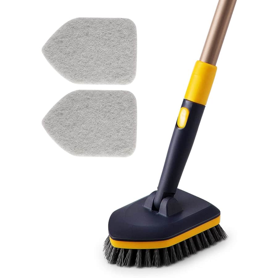 Telescopic Tub Tile Scrubber Brush: $15
