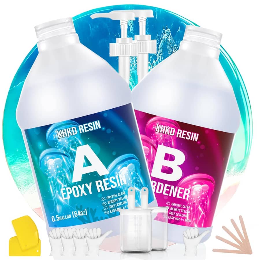 1-Gallon Epoxy Resin Kit: $36