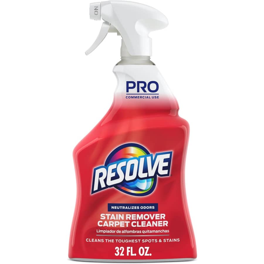 Resolve 32-oz. Professional Strength Spot and Stain Carpet Cleaner: $7.68 via Subscribe & Save