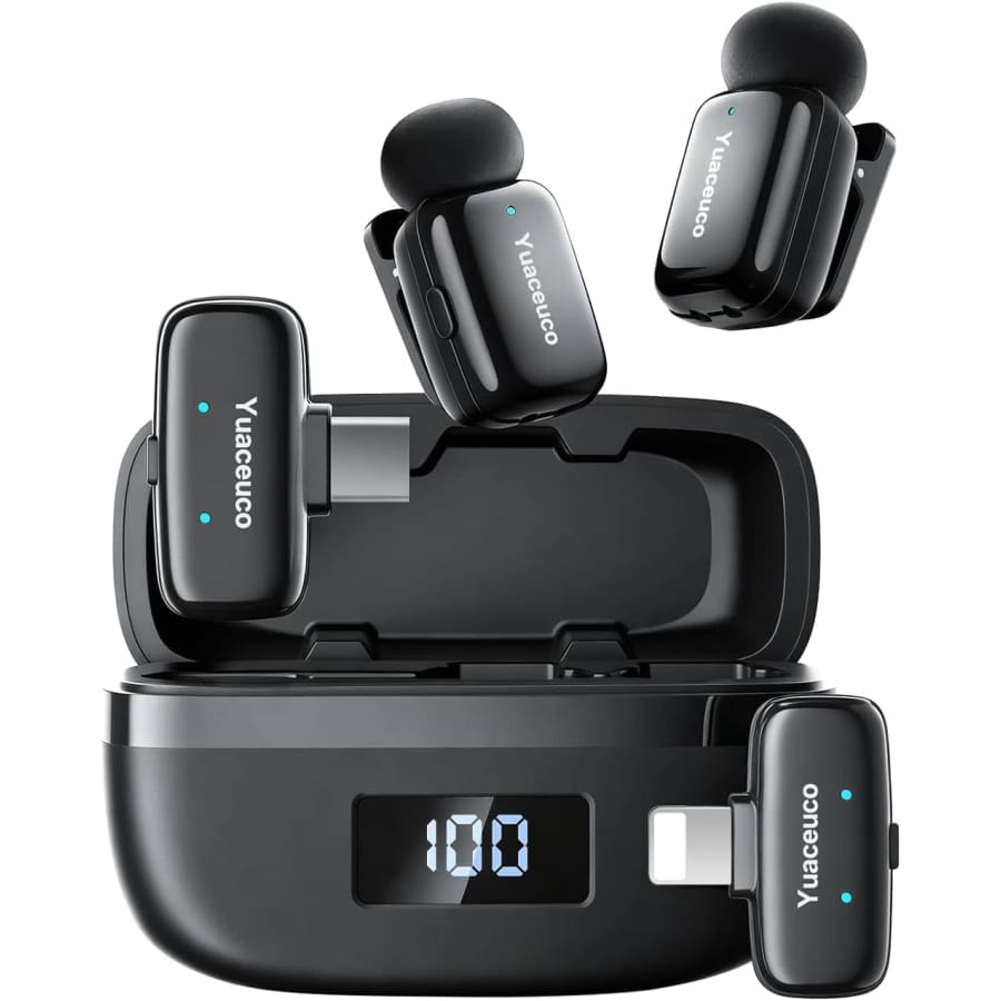Yuaceuco Mini Wireless Lavalier Microphone: $15 w/ Prime