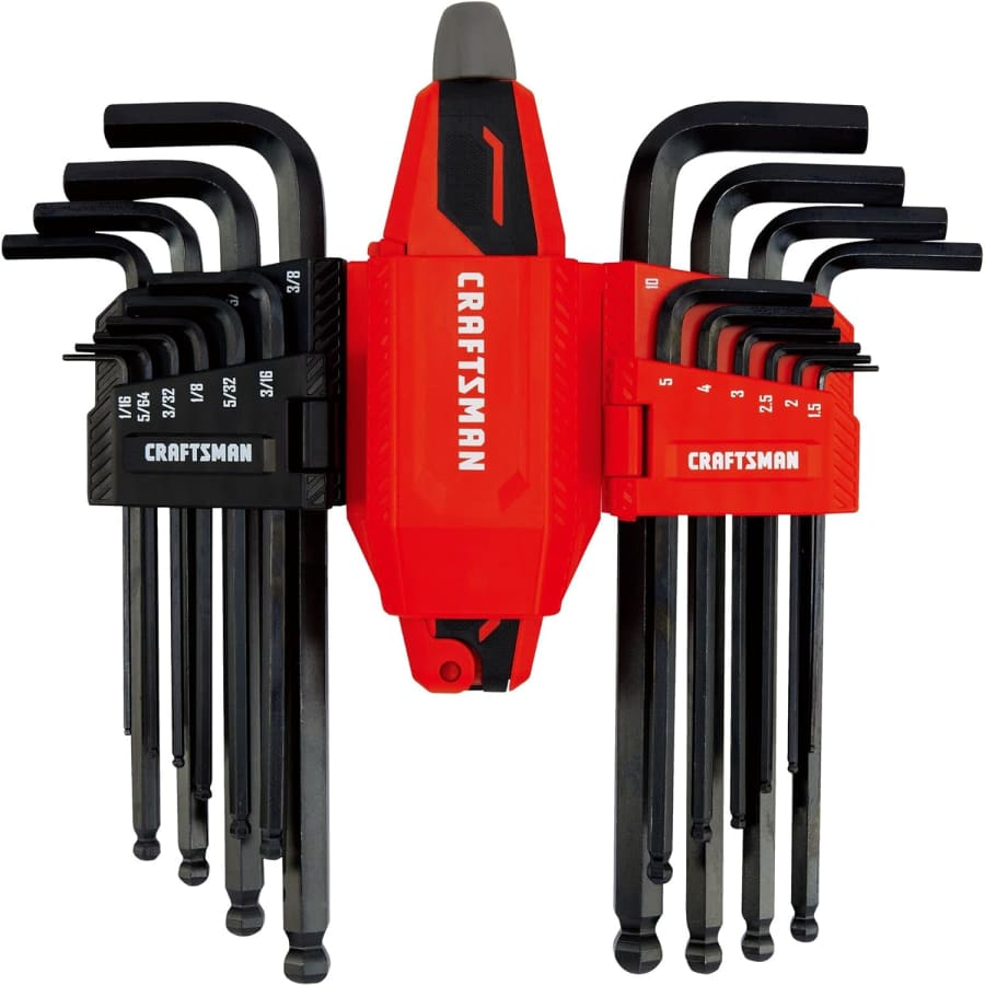 Craftsman Universal L-to-T Allen Wrench Hex Key Set: $15