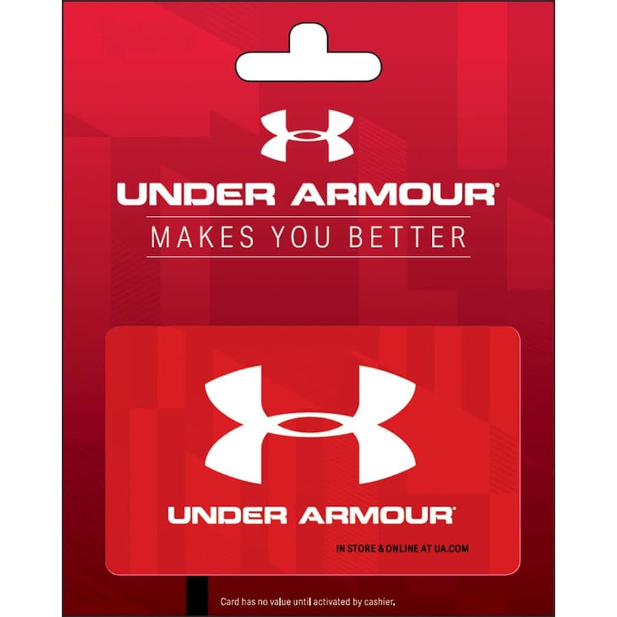 Under Armour Gift Cards at Amazon: $10 Amazon credit w/ $50 gift card Under Armour Gift Cards at Amazon: $10 Amazon credit w/ $50 gift card