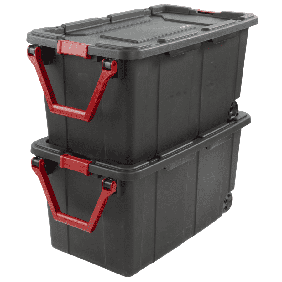 Sterilite 40-Gallon Wheeled Storage Tote w/ Handle: $39.87 Sterilite 40-Gallon Wheeled Storage Tote w/ Handle: $39.87