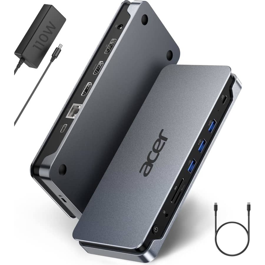 Acer Premium 13-in-1 Docking Station: $74.99