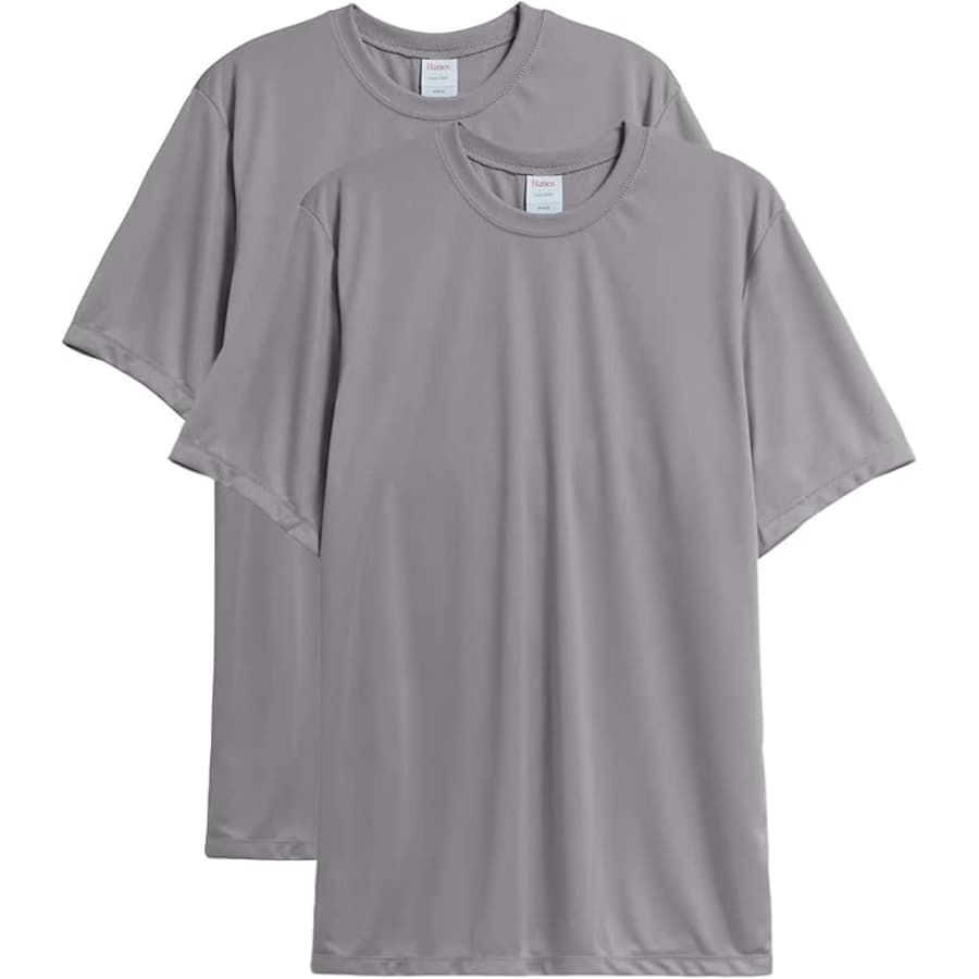 Hanes Men's Moisture Wicking T-Shirt 2-Pack: $11 Hanes Men's Moisture Wicking T-Shirt 2-Pack: $11