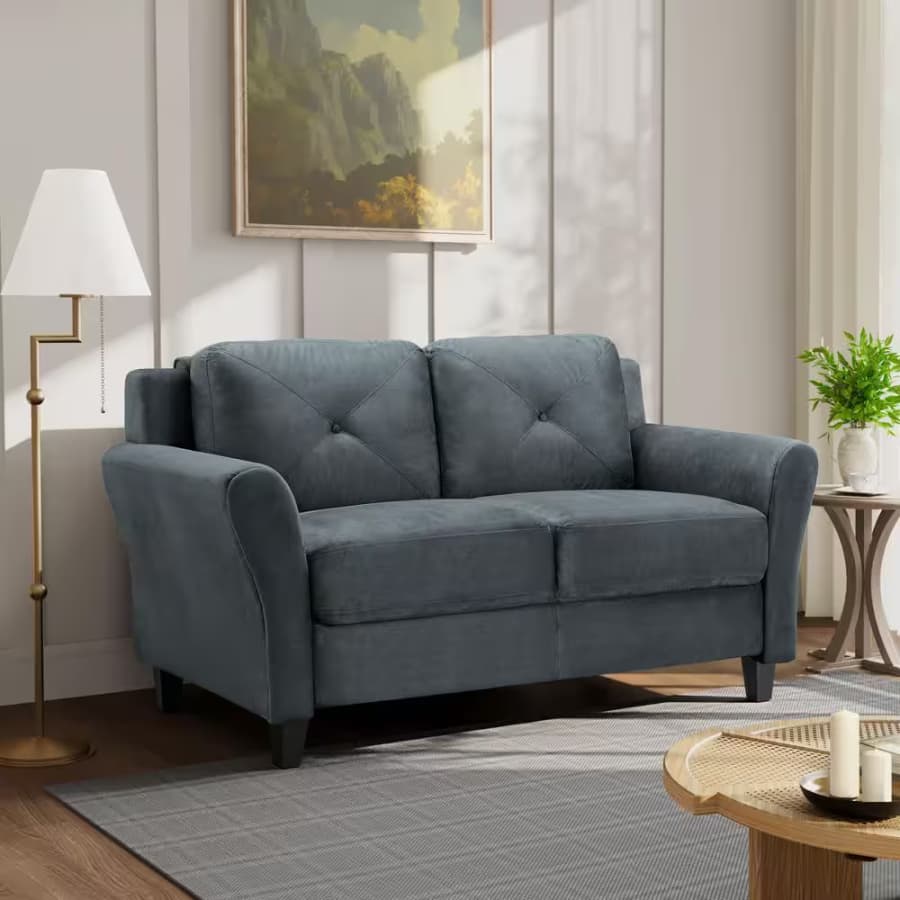 Lifestyle Solutions Harvard 58" Microfiber 2-Seat Loveseat: $251.88 Lifestyle Solutions Harvard 58" Microfiber 2-Seat Loveseat: $251.88
