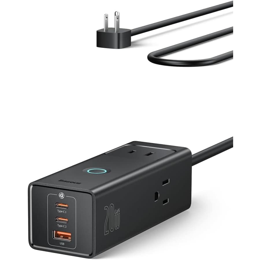Baseus Power Strip Surge Protector with Fast Charging: $14 Baseus Power Strip Surge Protector with Fast Charging: $14