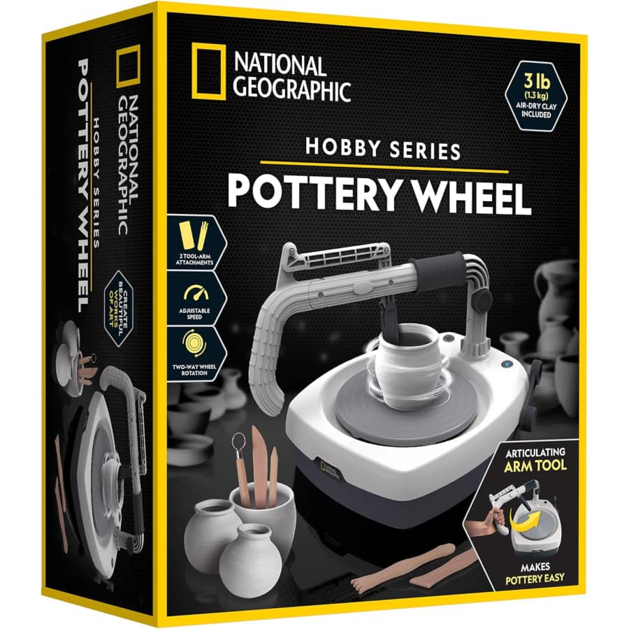 National Geographic Hobby Pottery Wheel Kit: $111 National Geographic Hobby Pottery Wheel Kit: $111