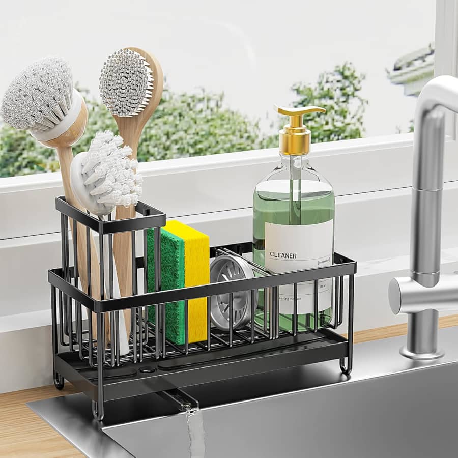 Stainless Steel Sink Caddy: $13 Stainless Steel Sink Caddy: $13