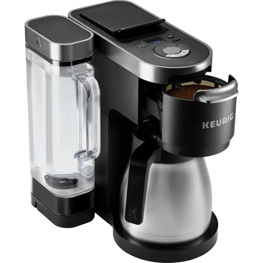 Keurig K-Duo Plus 12-Cup Coffee Maker and Single Serve K-Cup Brewer: $130 Keurig K-Duo Plus 12-Cup Coffee Maker and Single Serve K-Cup Brewer: $130