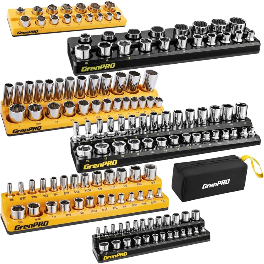 6-Piece Magnetic Socket Organizer: $26 6-Piece Magnetic Socket Organizer: $26