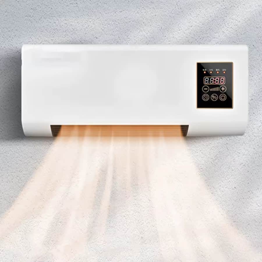 1,800W 2-in-1 Wall Mounted Heater: $29.54 1,800W 2-in-1 Wall Mounted Heater: $29.54