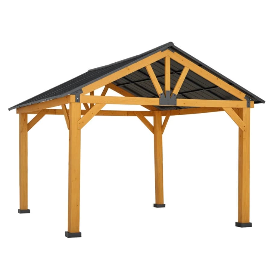 Outsunny 11x13-Foot Hardtop Gazebo w/ Galvanized Steel Roof: $1542