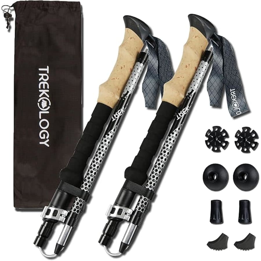 Trekology Trek-Z Collapsible Hiking & Trekking Poles 2-Pack: $34
