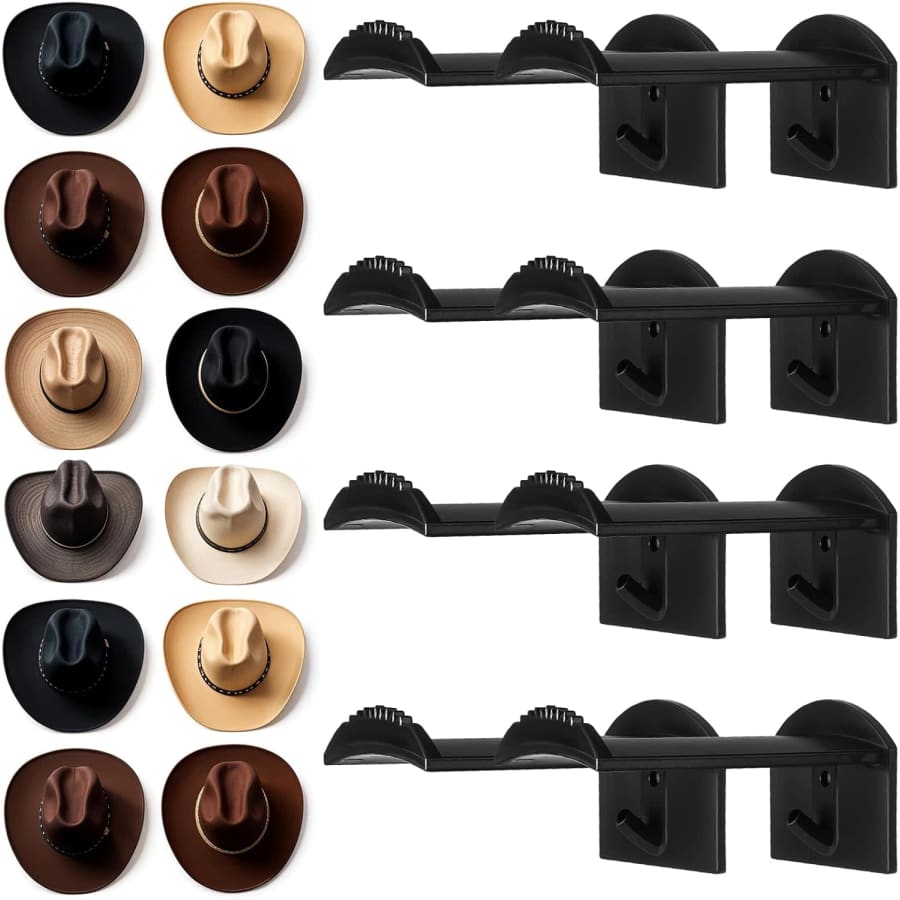 Dntorx 2.9" Hat Wall Hooks 8-Pack: $8.44 Dntorx 2.9" Hat Wall Hooks 8-Pack: $8.44