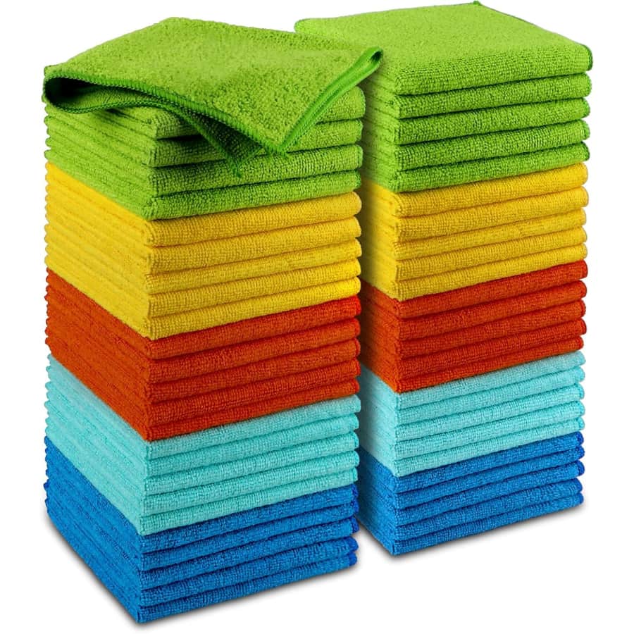 Aidea Microfiber Cleaning Cloth 50-Pack: $14 via Sub. & Save Aidea Microfiber Cleaning Cloth 50-Pack: $14 via Sub. & Save