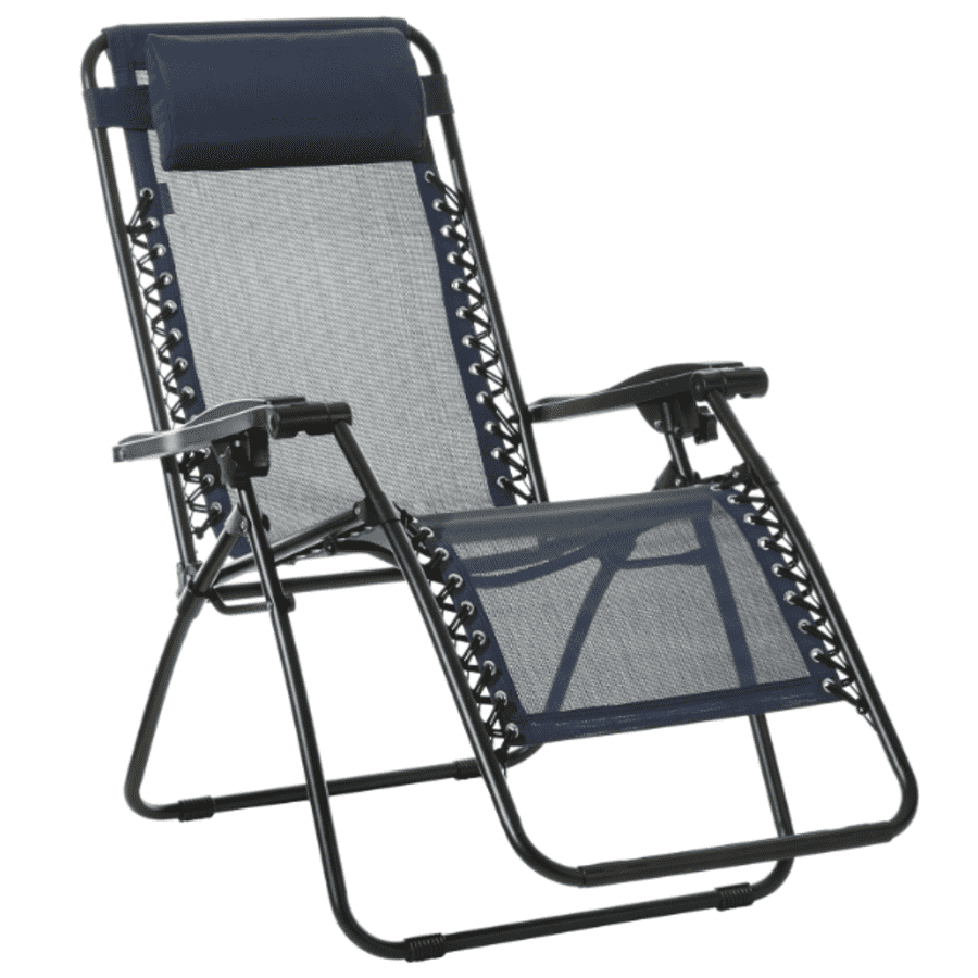 Amazon Basics Outdoor Adjustable Zero Gravity Lounge Chair: $45 Amazon Basics Outdoor Adjustable Zero Gravity Lounge Chair: $45