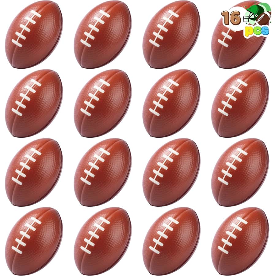 Mini Football Foam Stress Balls 16-Pack: $14 Mini Football Foam Stress Balls 16-Pack: $14
