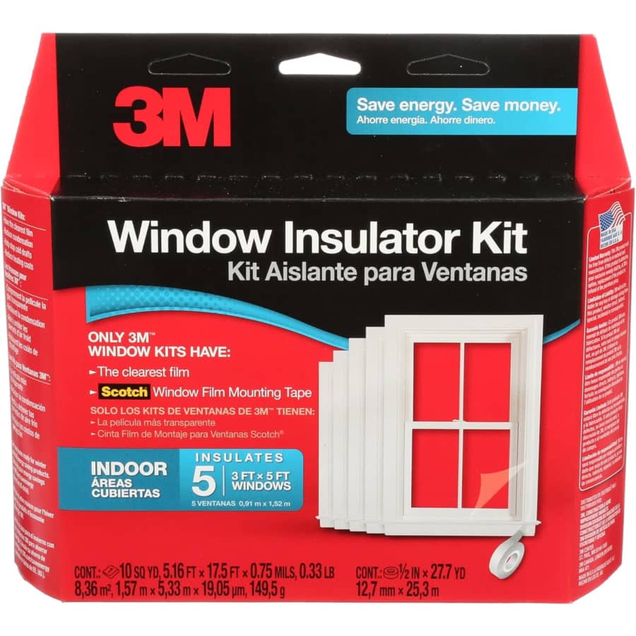 3M Indoor Window Insulator Kit: $6.99 3M Indoor Window Insulator Kit: $6.99