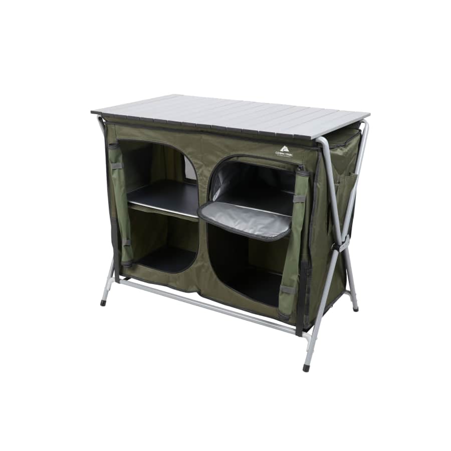 Ozark Trail 2-Shelf Camping Table: $39.97