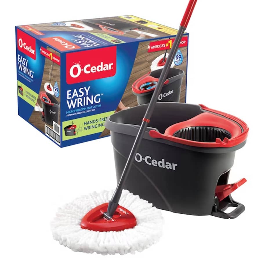 O-Cedar EasyWring Spin Mop With Bucket: $30 in-cart for members O-Cedar EasyWring Spin Mop With Bucket: $30 in-cart for members