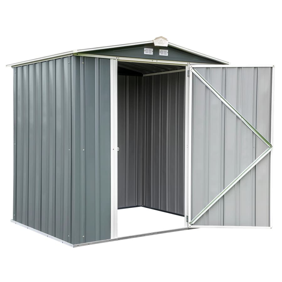 Arrow 6x5-Foot Spacemaker Galvanized Steel Storage Shed: $349 Arrow 6x5-Foot Spacemaker Galvanized Steel Storage Shed: $349