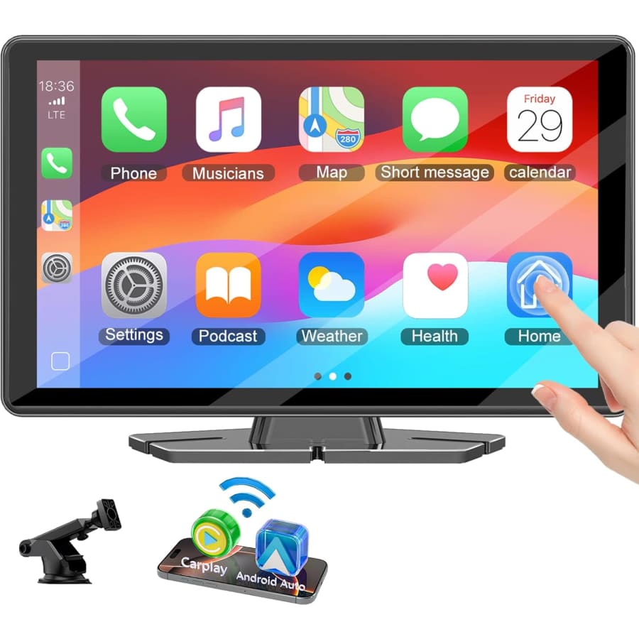 Accfly 7" HD Carplay Screen: $37