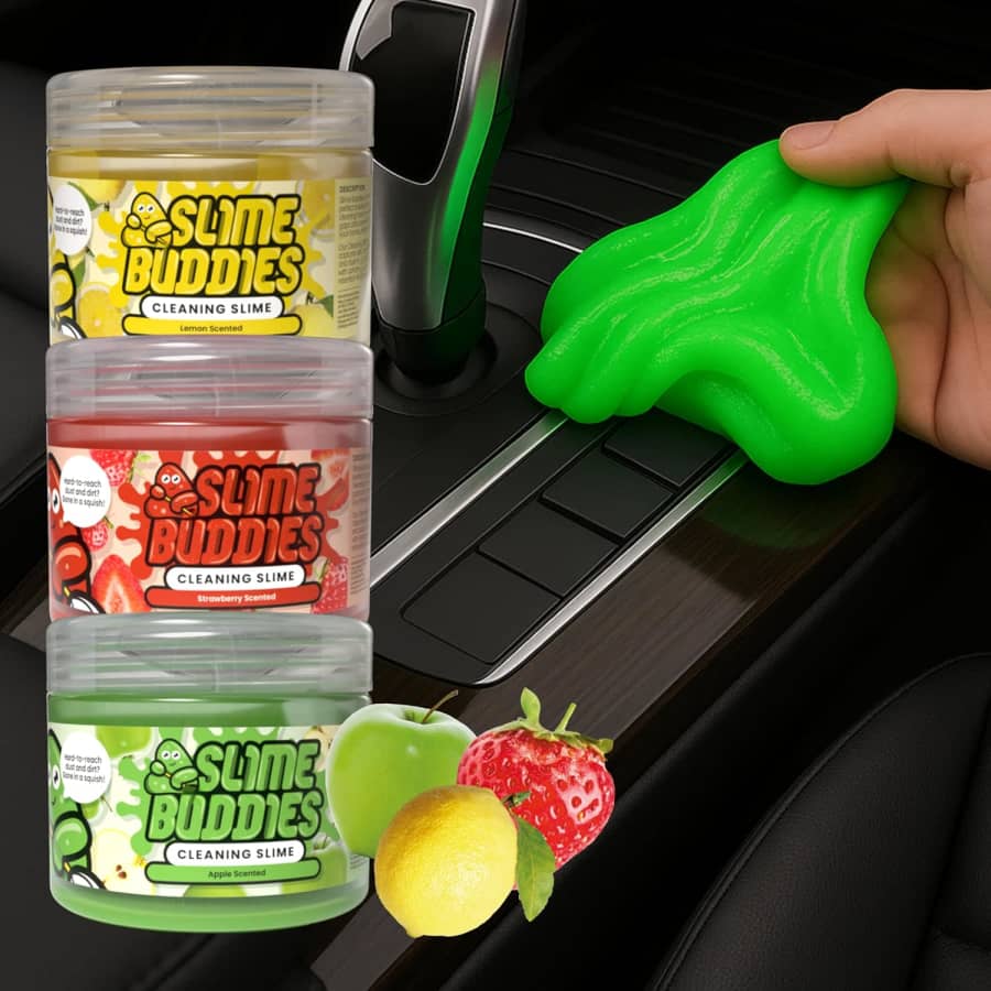 Slime Buddies Cleaning Slime 3-Pack: $12 w/ Prime Slime Buddies Cleaning Slime 3-Pack: $12 w/ Prime