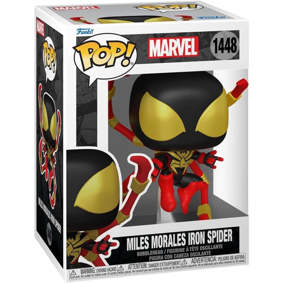 Funko Pop! Marvel Miles Morales Iron Spider Figure: $4.99