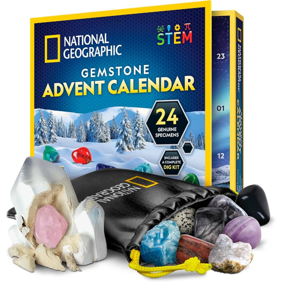 National Geographic Gemstone 2025 Advent Calendar: $20
