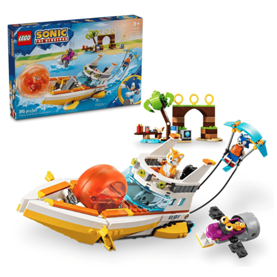 LEGO Sonic The Hedgehog: Tails' Adventure Boat Interactive Toy Building Set: $44