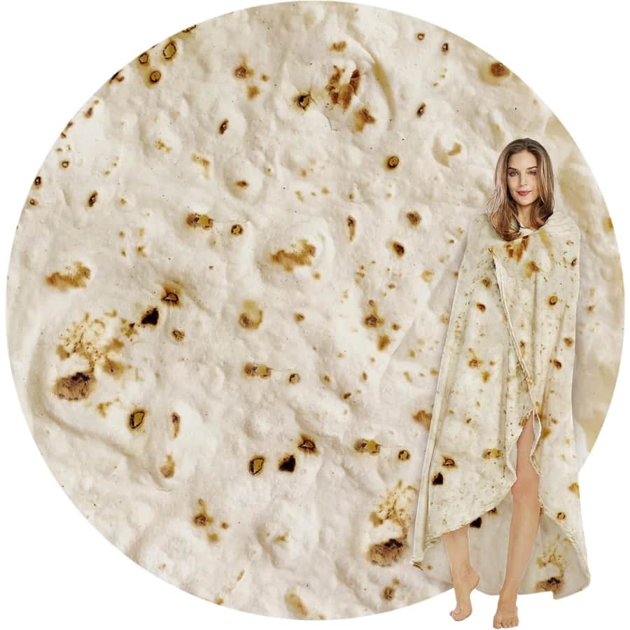 SeaRoomy Burrito Tortilla Blanket: $11