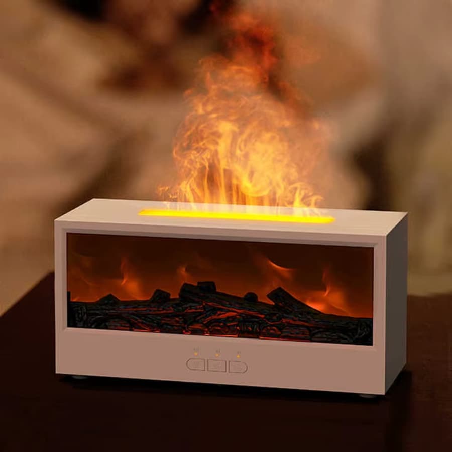 Simulation Fireplace Aromatherapy Humidifier: $8.50