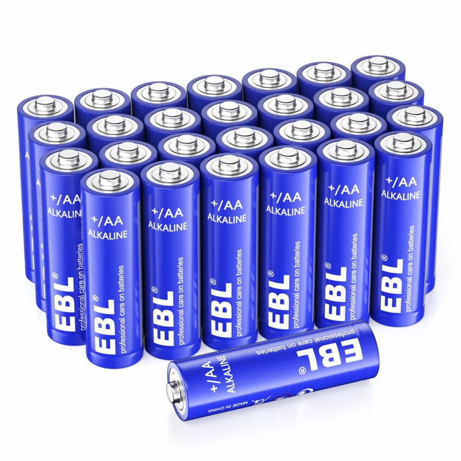 EBL AA 1.5V Alkaline Batteries 28-Pack: $8 w/ Prime EBL AA 1.5V Alkaline Batteries 28-Pack: $8 w/ Prime