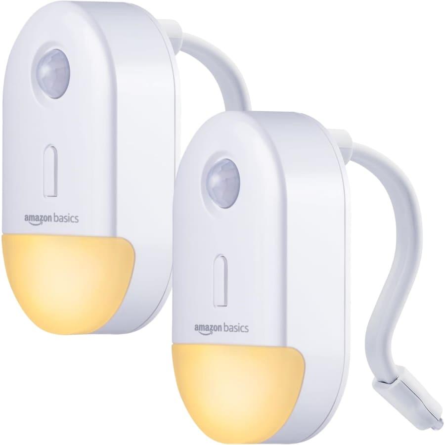 Amazon Basics Color Changing LED Toilet Bowl Motion Sensor Light 2-Pack: $7.19