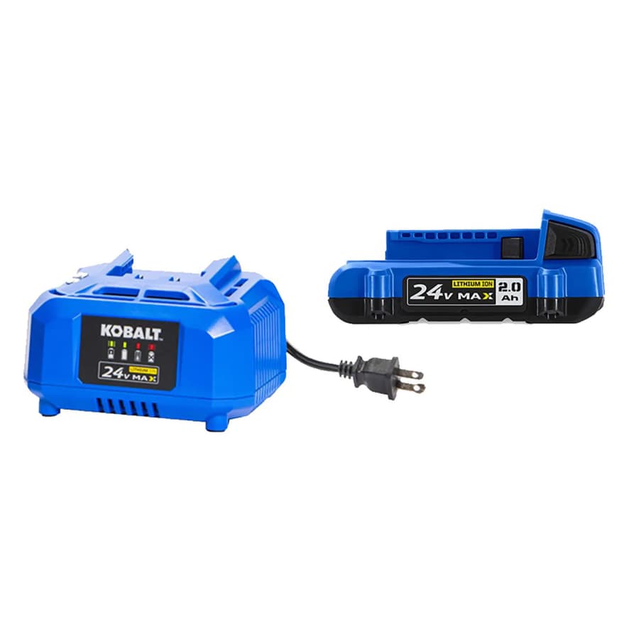 Kobalt 24V Li-ion 2.0-Ah Battery and Charger Kit: $39 Kobalt 24V Li-ion 2.0-Ah Battery and Charger Kit: $39