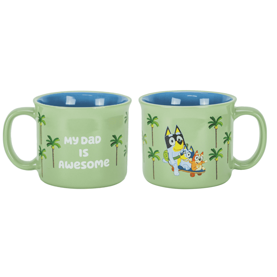 Father's Day "My Dad Is Awesome" Bluey Mug: $4.98 Father's Day "My Dad Is Awesome" Bluey Mug: $4.98