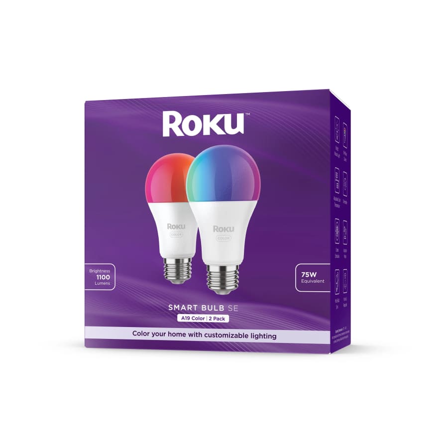 Roku Smart Home Smart Color Bulb 2-Pack: $7.88