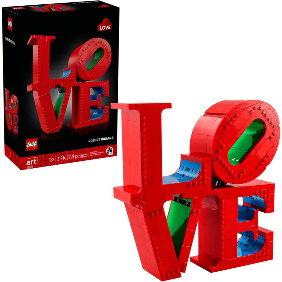 LEGO Art LOVE Collectible Set for Adults: $63.99
