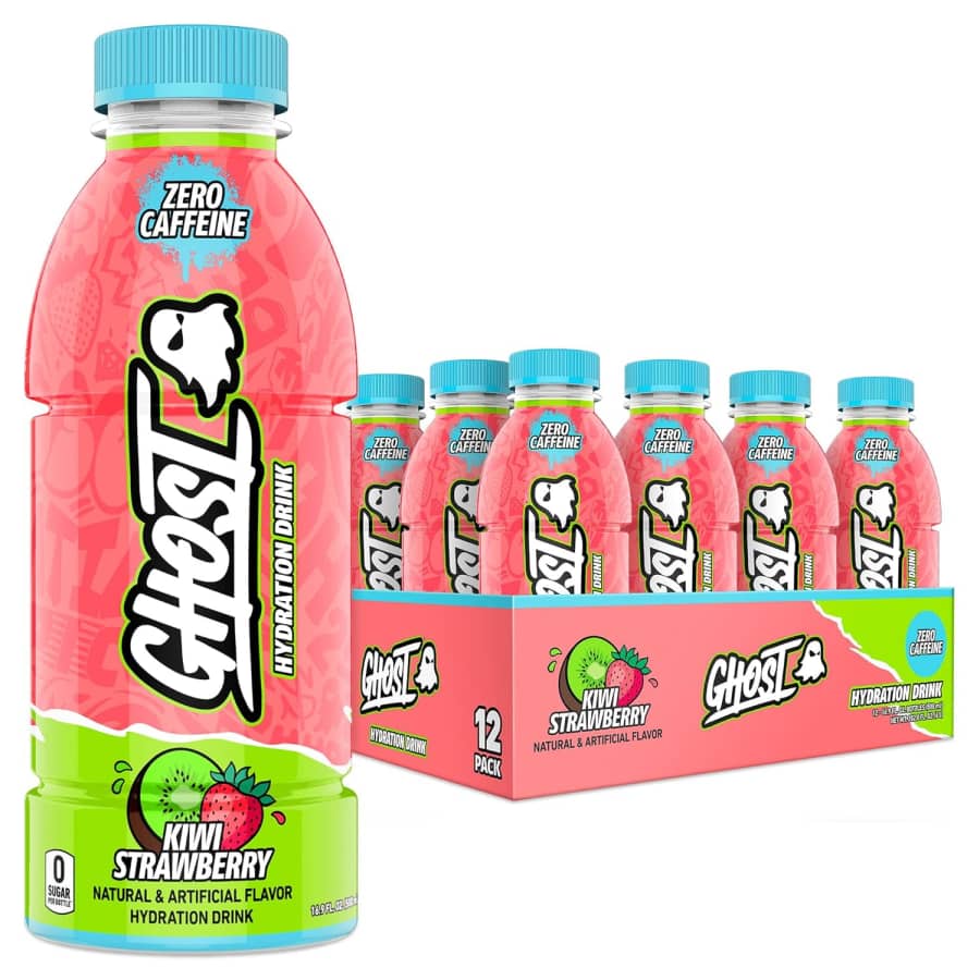 Ghost 16.9-oz. Zero Caffeine & Zero Sugar Hydration Drink 12-Pack: $14 via Sub & Save