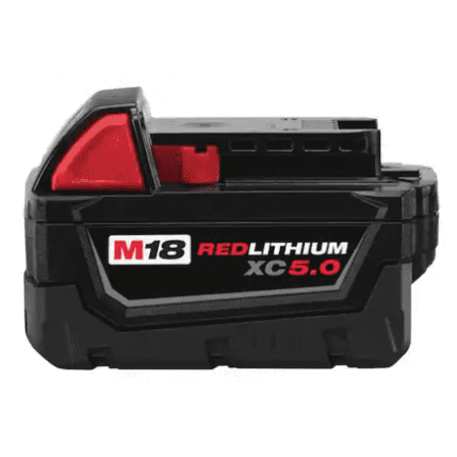 Milwaukee M18 18V 5.0-Ah Lithium-Ion XC Battery Pack: Free w/ Milwaukee M18 Power Tools Purchase