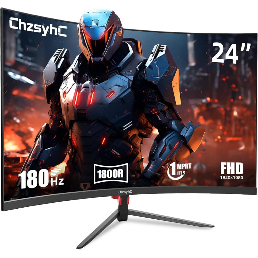 24" 1080p 180Hz Curved Gaming Monitor: $69.99 24" 1080p 180Hz Curved Gaming Monitor: $69.99