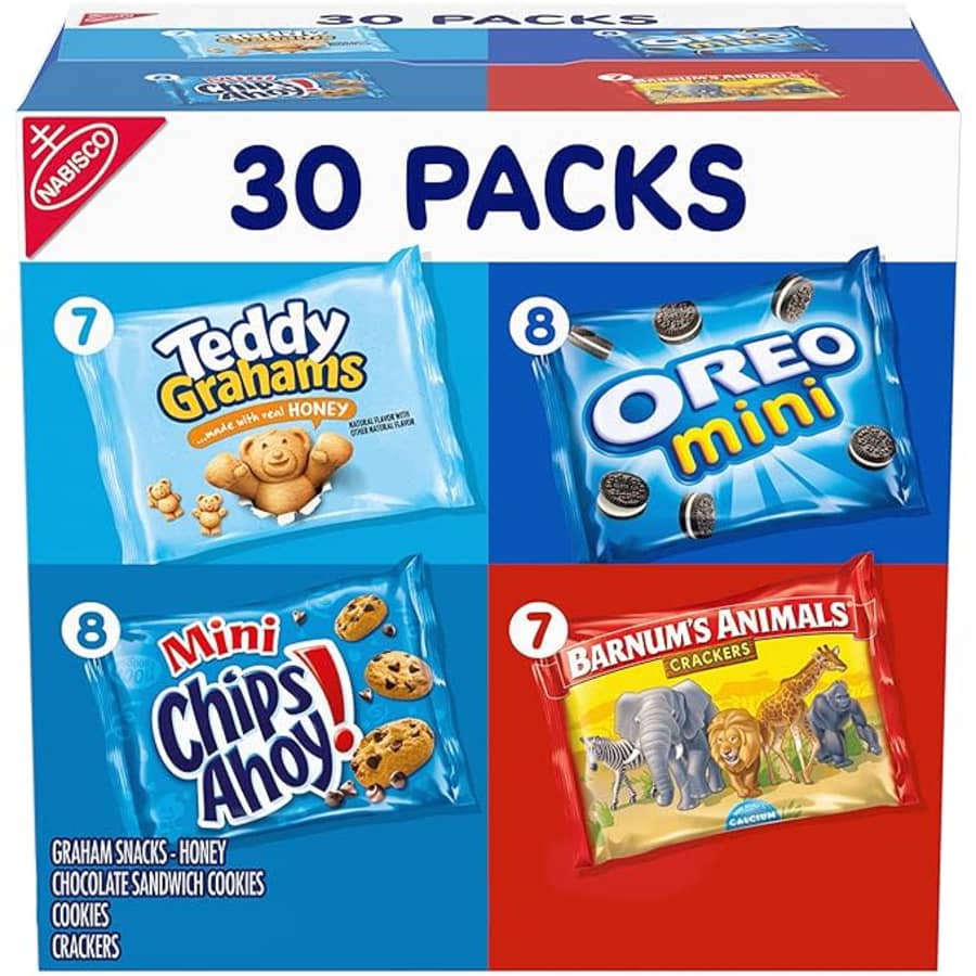 Nabisco Team Favorites Variety Pack 30-Count: $10 w/ subscribe & save Nabisco Team Favorites Variety Pack 30-Count: $10 w/ subscribe & save