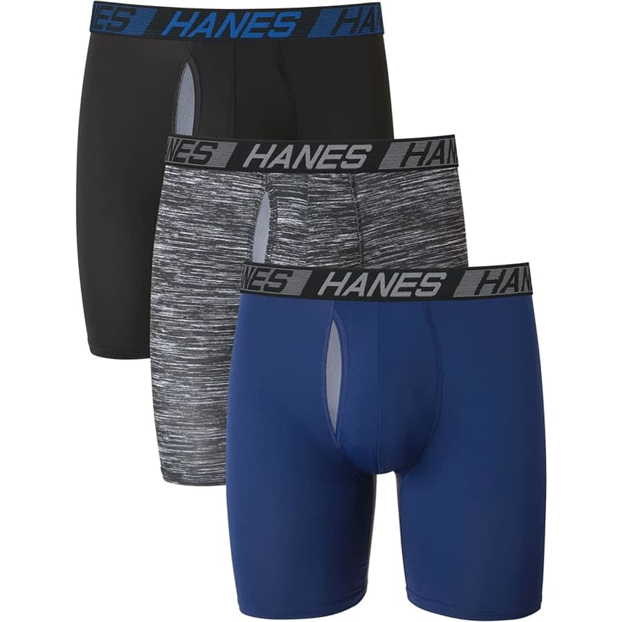 Hanes Men's Total Support Pouch Boxer Briefs 3-Pack: $10