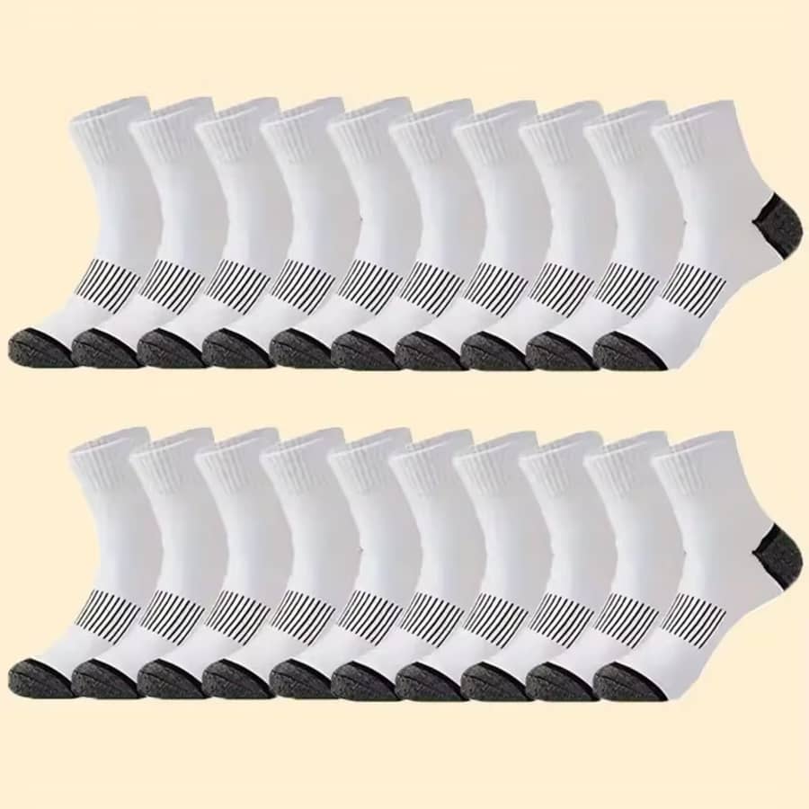 Men's Crew Sock 20-Pack: $14